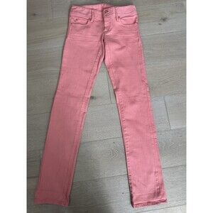 Women's Lilly Pulitzer Orange Worth Straight Jeans Size 00